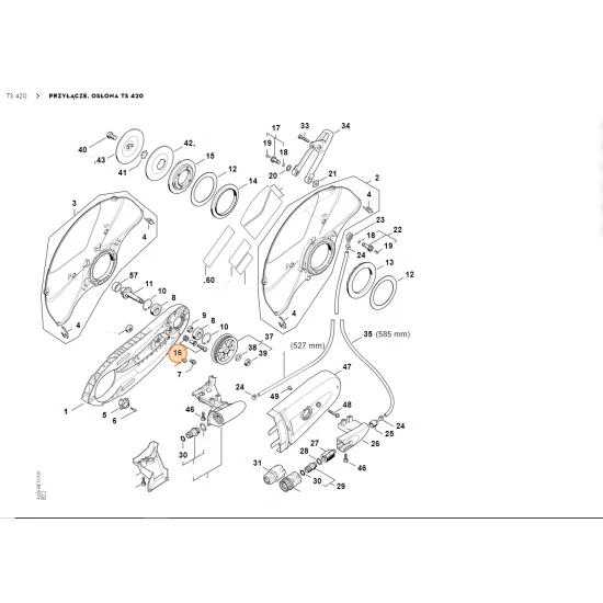 STIHL  Śruba napinająca 4238 710 9500